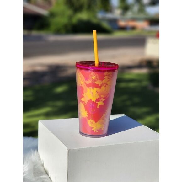 Starbucks 2022 floral soft touch Grande Tumbler - Picture 4 of 7